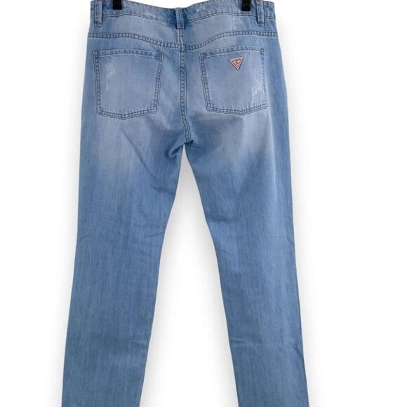 Guess - Tomboy Distressed Button Fly Jeans – Size 28 - NWT - Picture 4 of 11